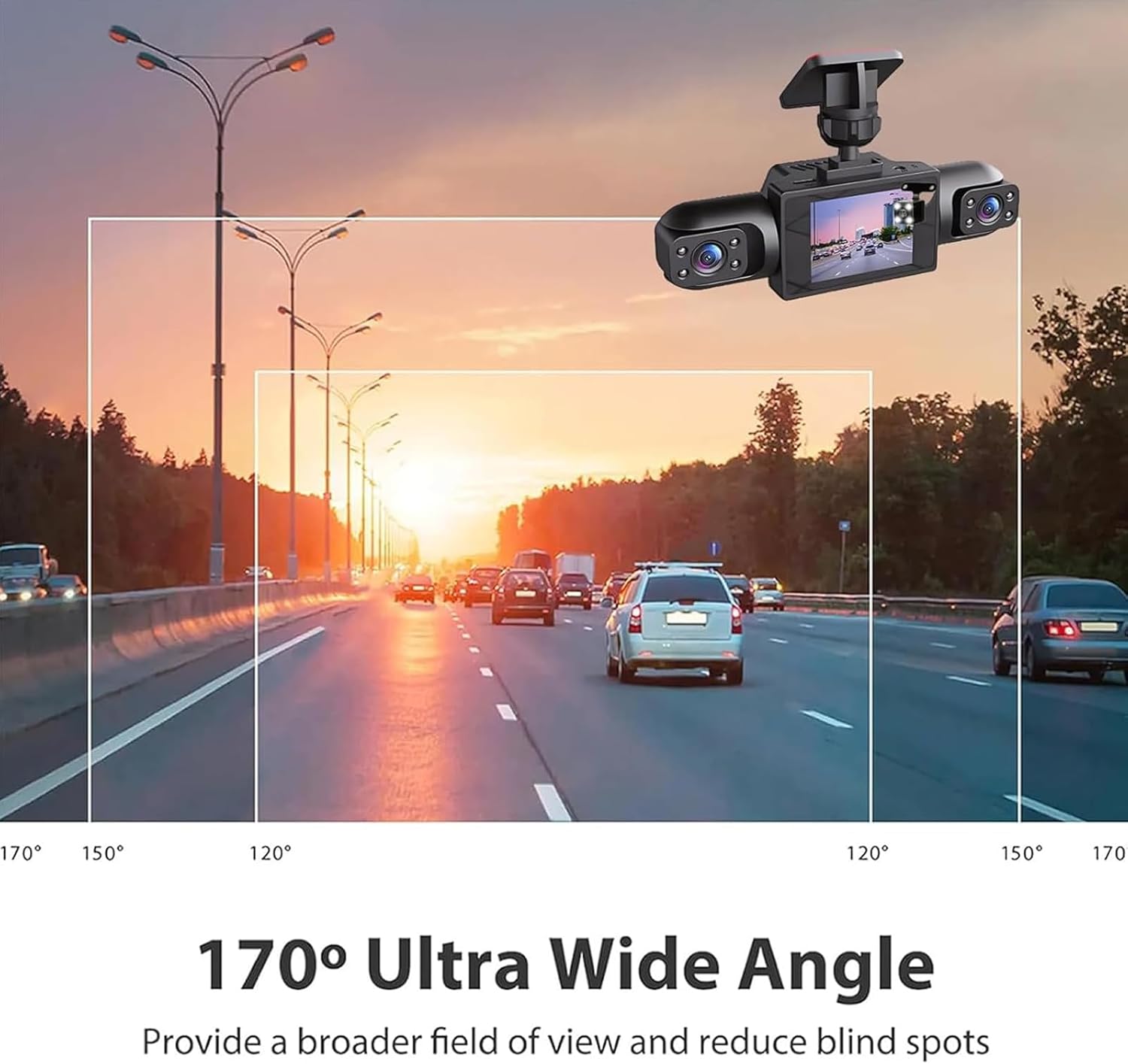 Wielofunkcyjna kamera samochod – Dash Cam 360 Degree Panoramic recenzja i cena