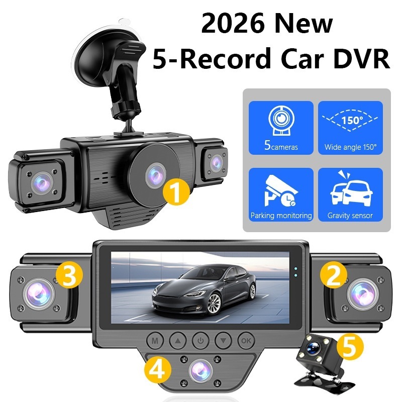 Nowa 5-kanalowa kamera samocho – Dash Cam Night Vision Infrared recenzja i cena