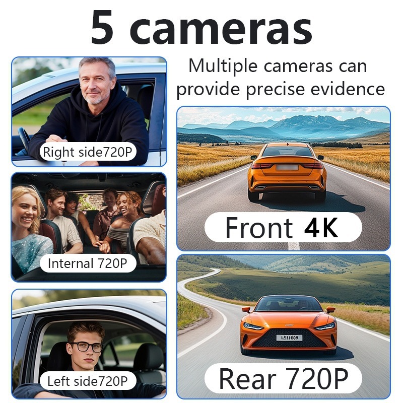 Nowa 5-kanalowa kamera samocho – Dash Cam Night Vision Infrared recenzja i cena