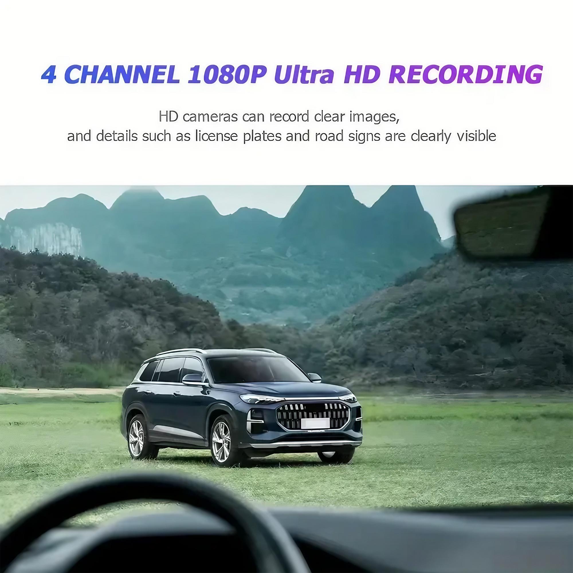 Kamera samochodowa z 4 obiekty – Dash Cam 360 Degree Panoramic recenzja i cena