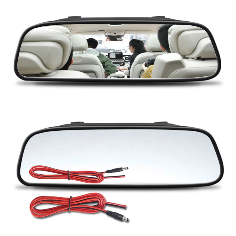 Zestaw monitora w lusterku wst – Dash Cam Mirror Backup Camera recenzja i cena