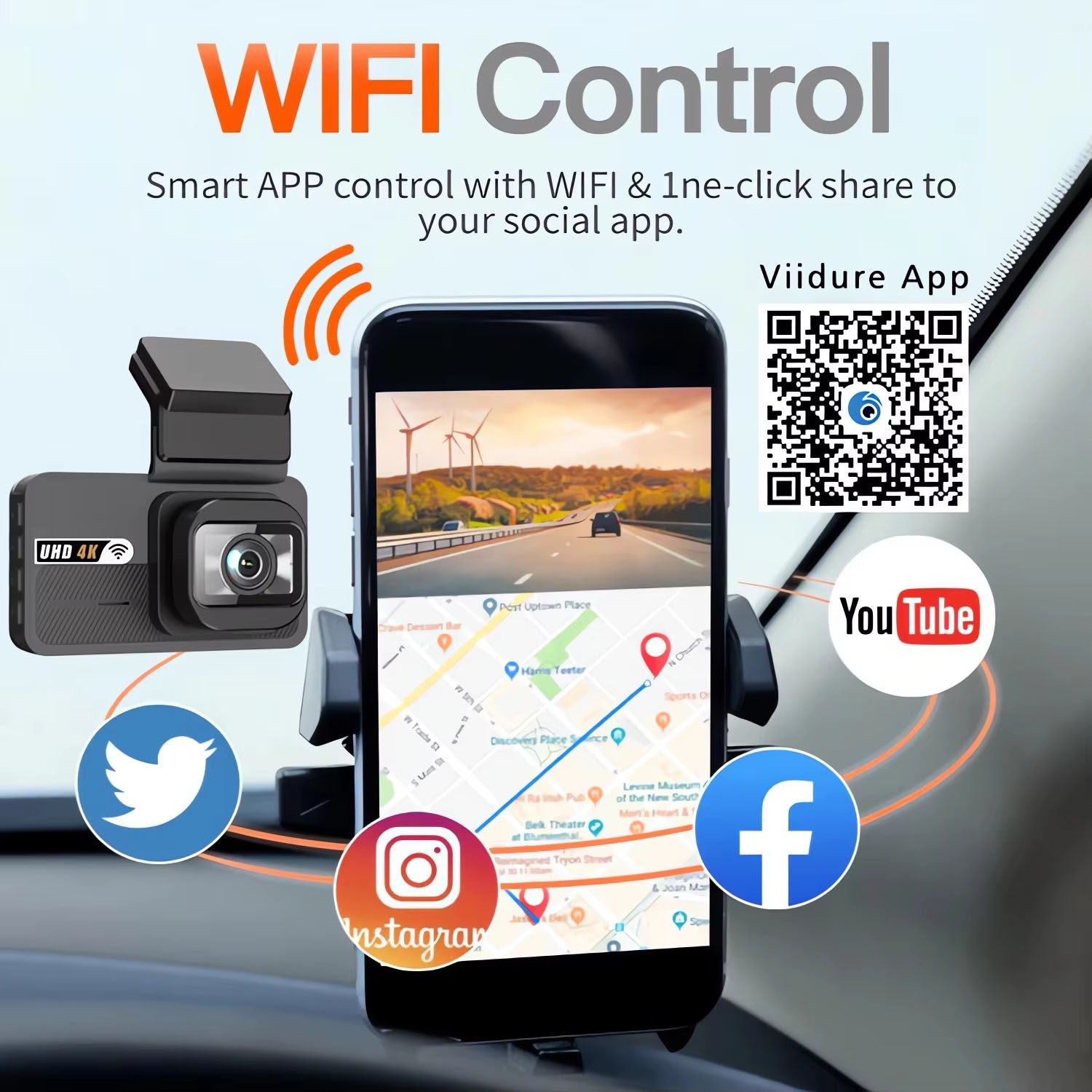 Kamera samochodowa 4K+2.5K z W – Dash Cam 4K Sony Starvis recenzja i cena