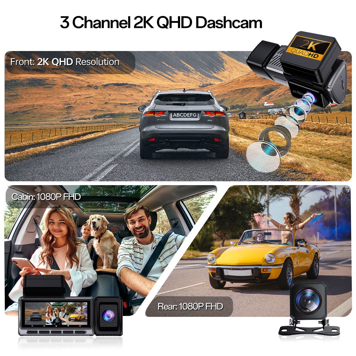 Nowa transgraniczna kamera sam – Dash Cam 360 Degree Panoramic recenzja i cena
