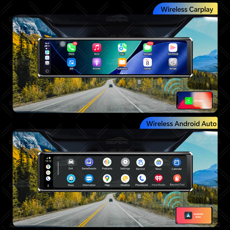D90 Lusterko Wsteczne z 4G And – Dual Dash Cam With Gps Wifi recenzja i cena