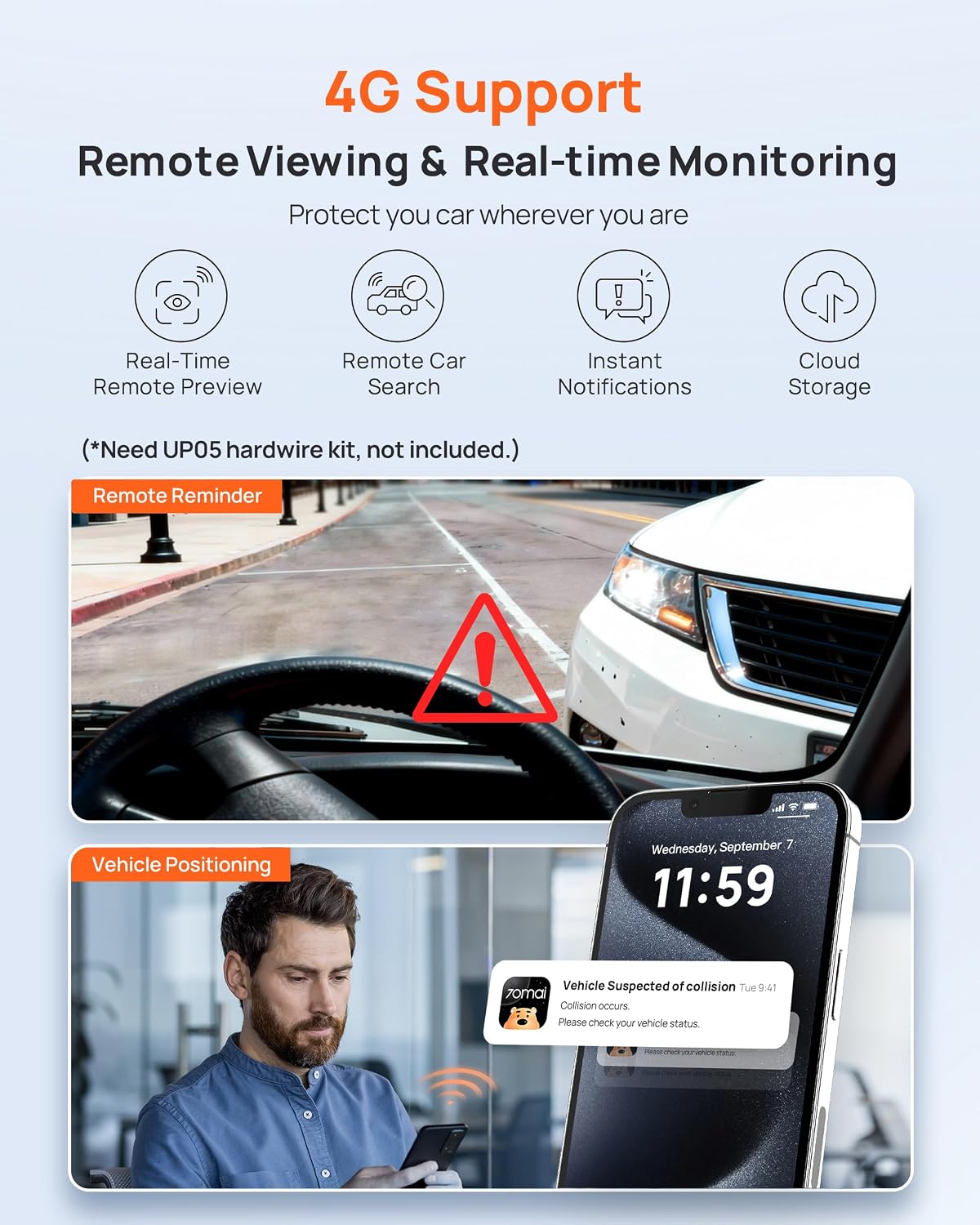 Podwójna kamera samochodowa 19 – Dual Dash Cam With Gps Wifi recenzja i cena