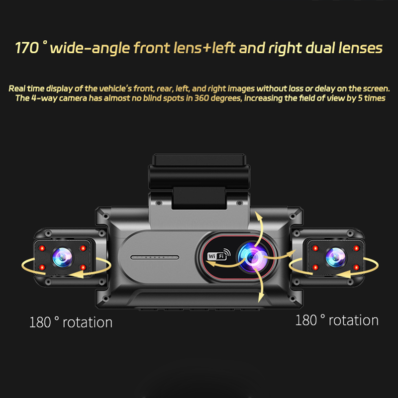 4-kanałowy wideorejestrator sa – Dash Cam Night Vision Infrared recenzja i cena