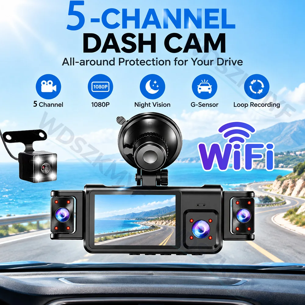 5Kamera samochodowa 360 stopni – Dash Cam 360 Degree Panoramic recenzja i cena
