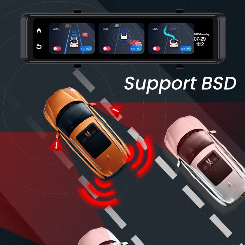 Kamera samochodowa 4K Dash Cam – Dash Cam Mirror Backup Camera recenzja i cena