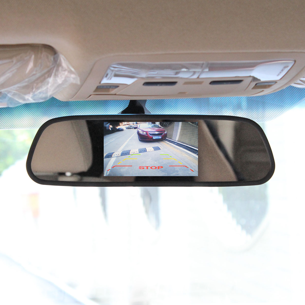 SMALUCK 4,3-calowy ekran TFT L – Dash Cam Mirror Backup Camera recenzja i cena