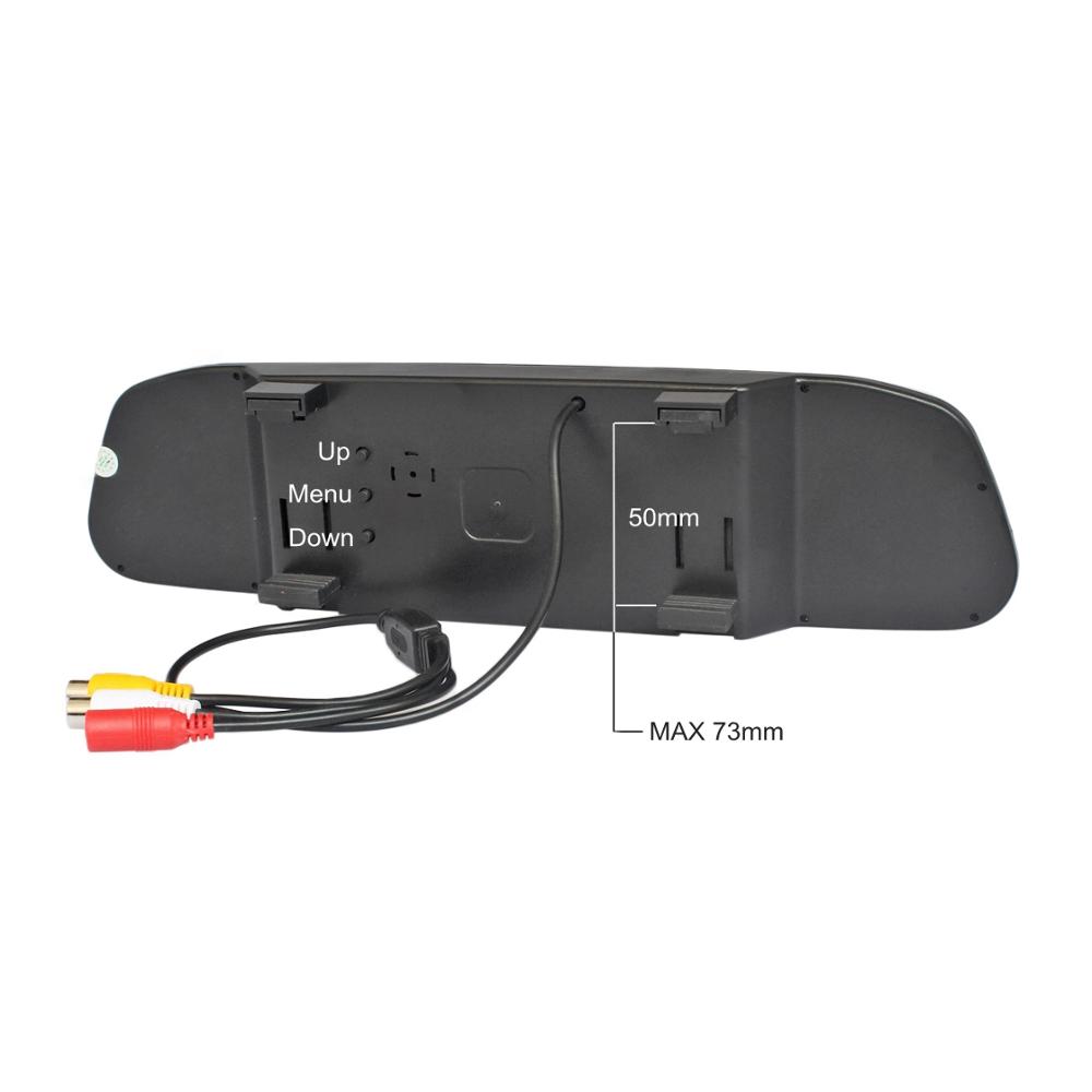 SMALUCK 4,3-calowy ekran TFT L – Dash Cam Mirror Backup Camera recenzja i cena